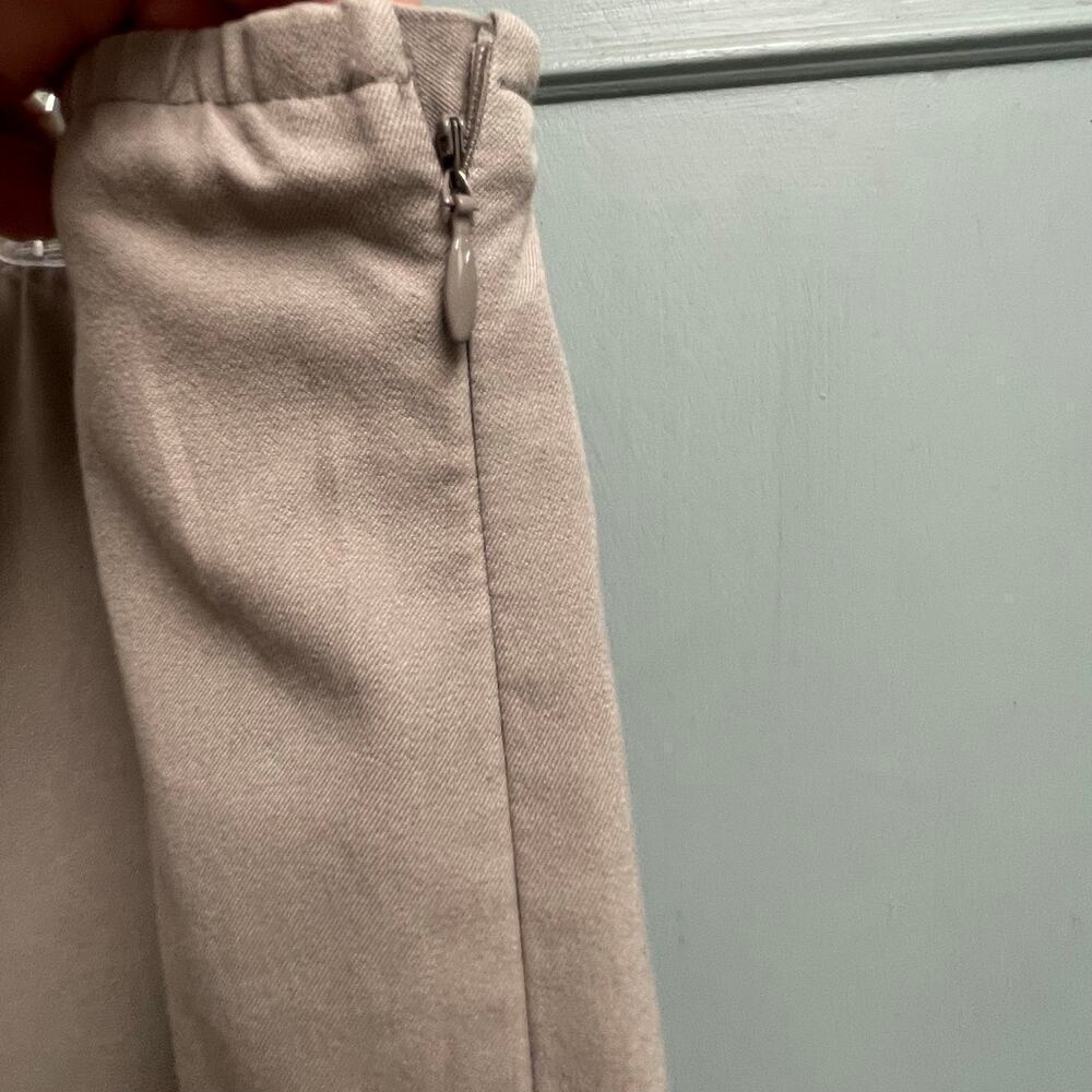 Eileen Fisher Taupe Size XL Womens Elastic Waist Side Zip Pants Stretch - Picture 3 of 4